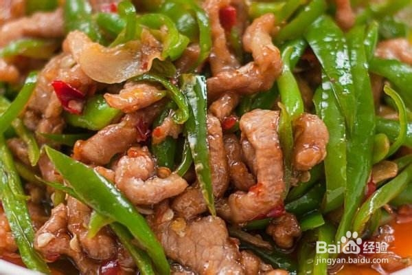 童年味道青椒炒肉丝