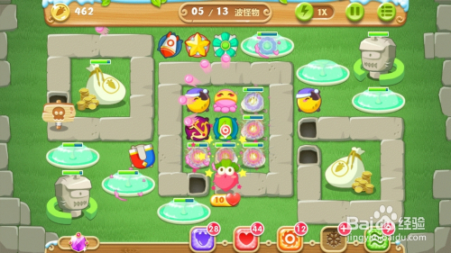 保卫萝卜2地下庄园第17关,d17(152)攻略,金萝卜