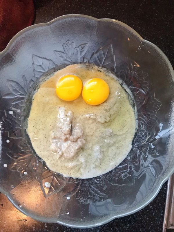 蔬菜杂豆豆渣饼