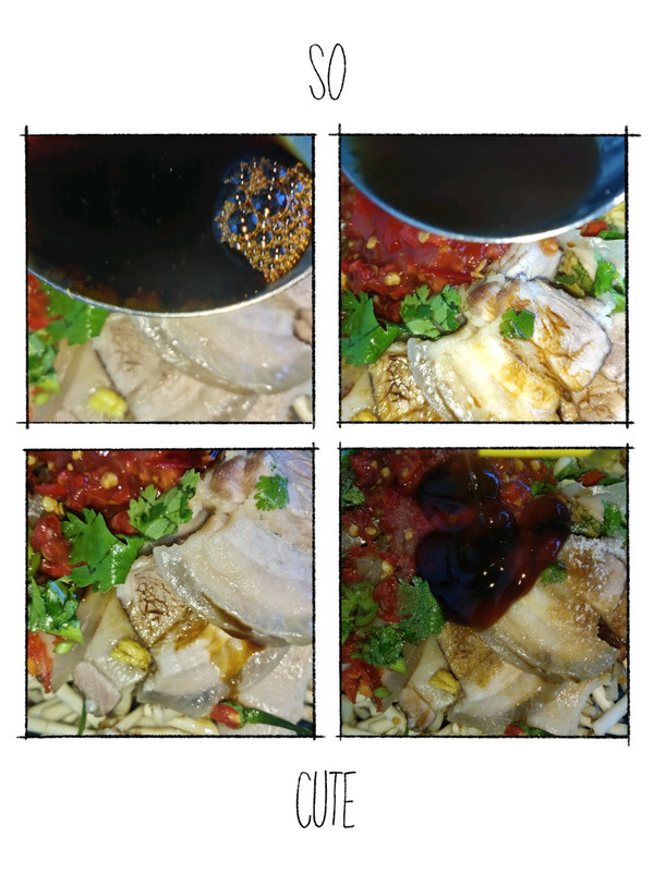 鱼腥草拌三线肉