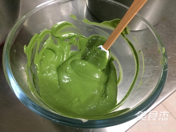 原味抹茶条纹戚风