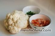 虾干白花菜制作