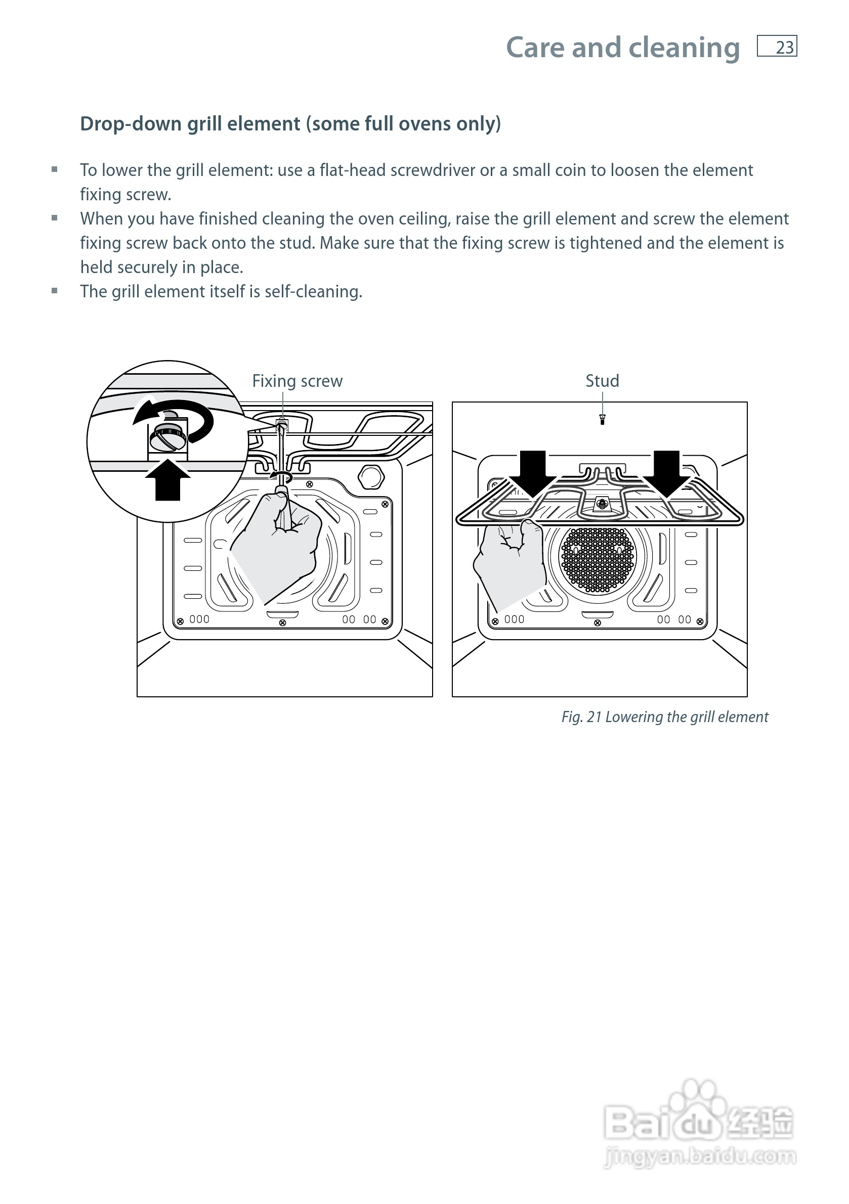 斐雪派克OB60SCEW4嵌入式烤箱说明书:[2]