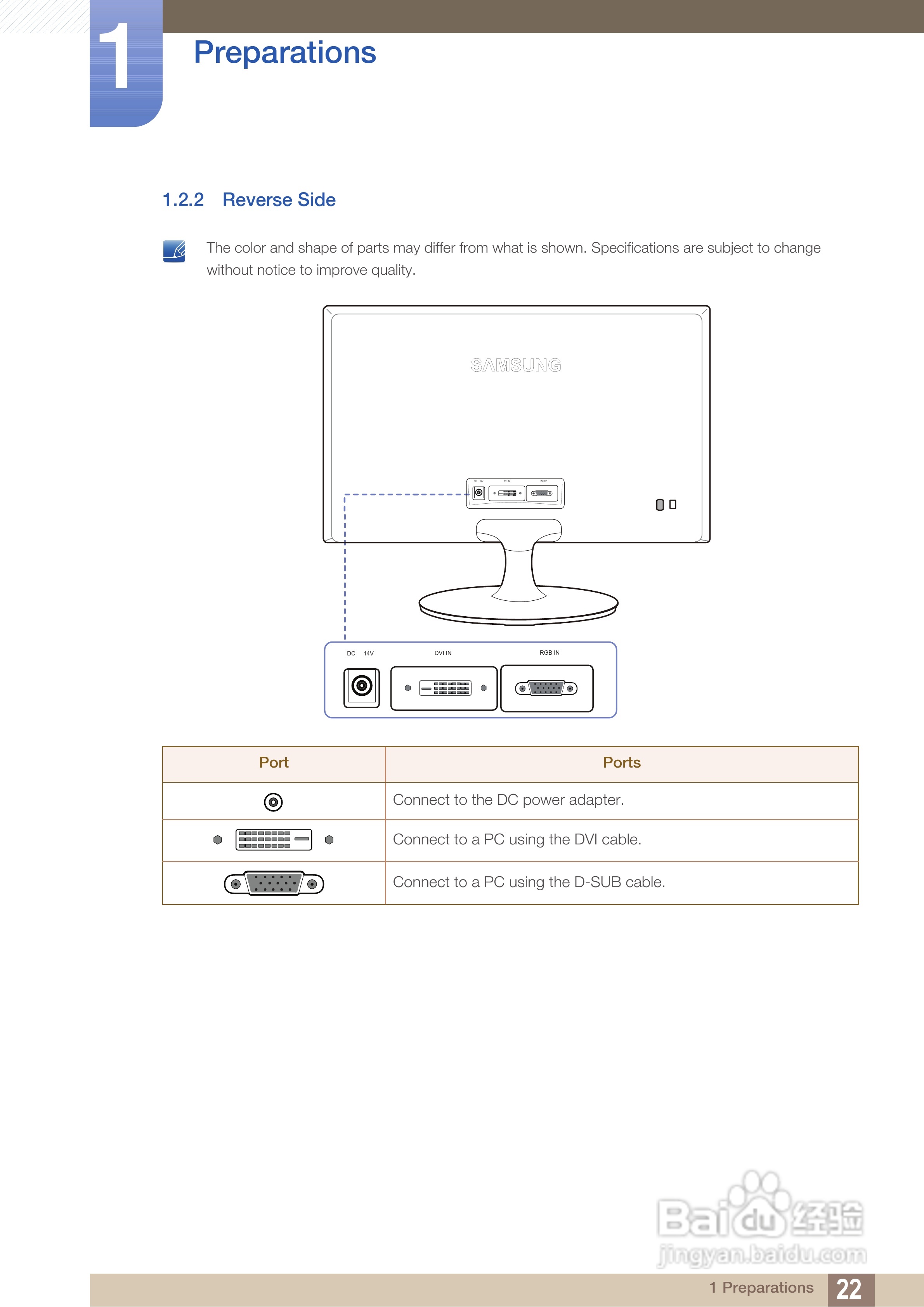 三星S24B150BL液晶显示器使用说明书:[3]