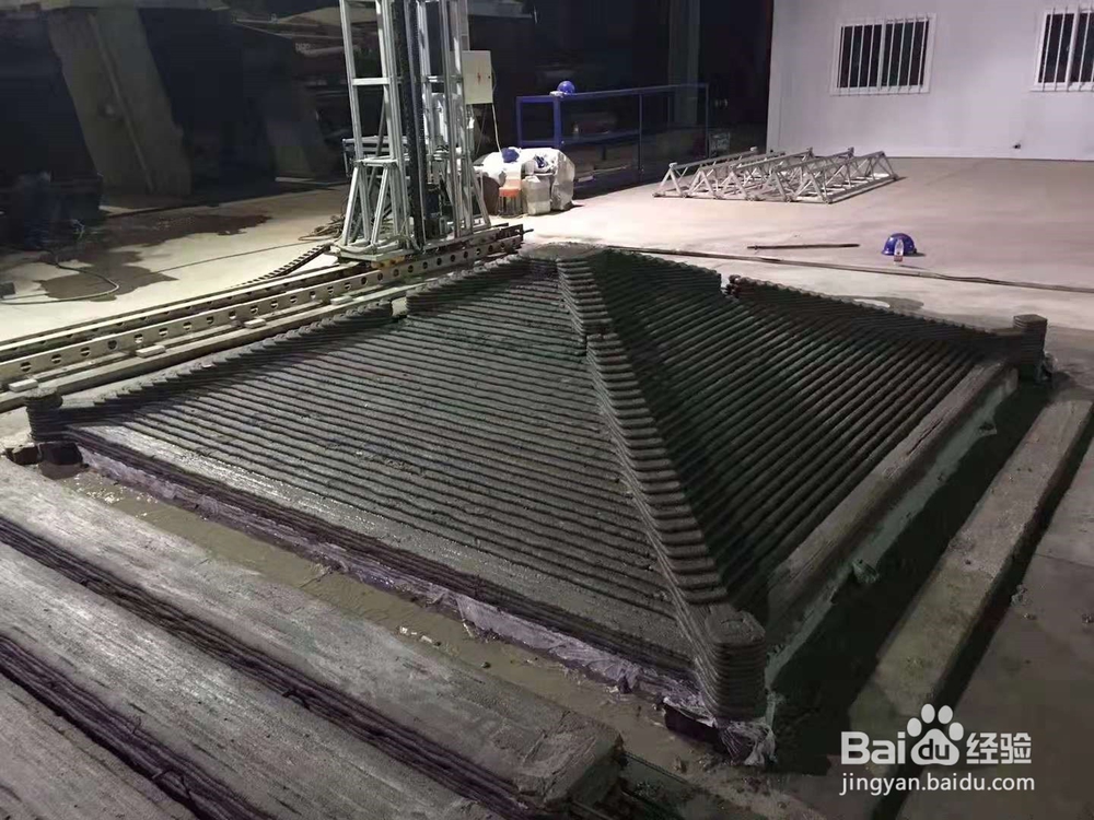 建筑3d打印，一次性分体打印景观凉亭经验