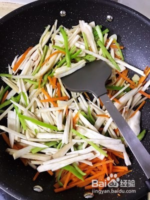 杏鲍菇素炒三丝