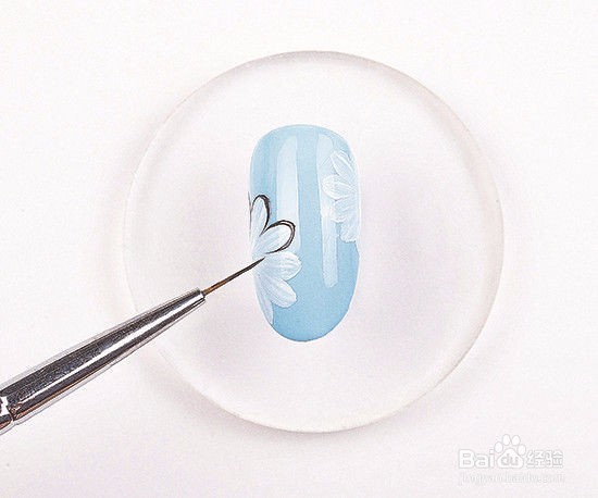 中国风花卉美甲教程-如何更好的画好花卉款美甲