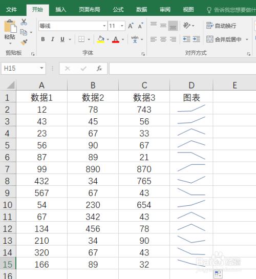 迷你折线图的方法,小伙伴们一起来看看吧~~工具/原料电脑 excel2016