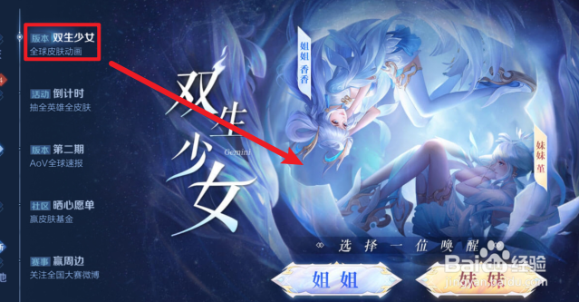 王者荣耀双生少女皮肤动画在哪看？