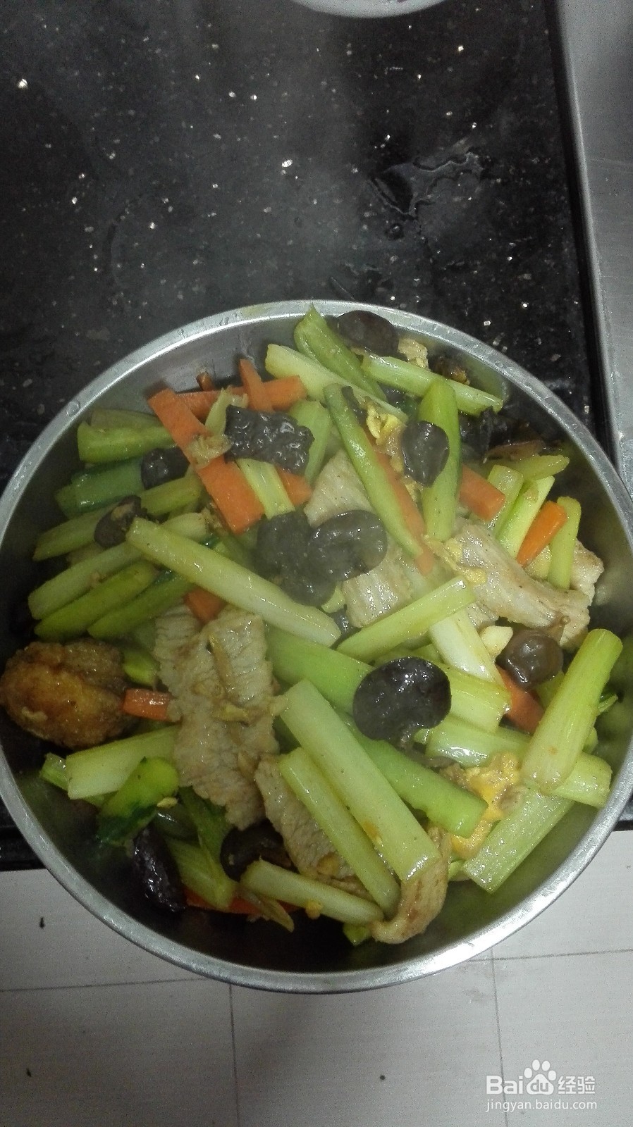 家常杂锦木须肉