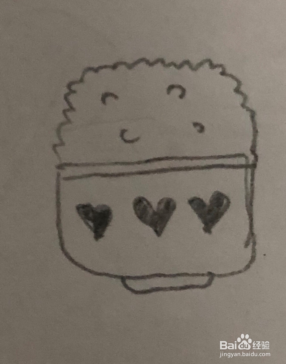 简笔画～米饭的画法