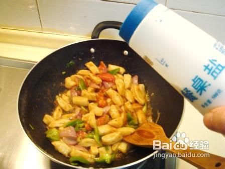 黑椒酱炒马铃薯面疙瘩