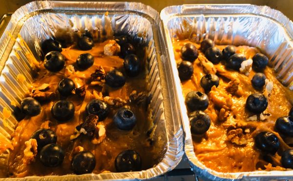 爆浆蓝莓布朗尼蛋糕