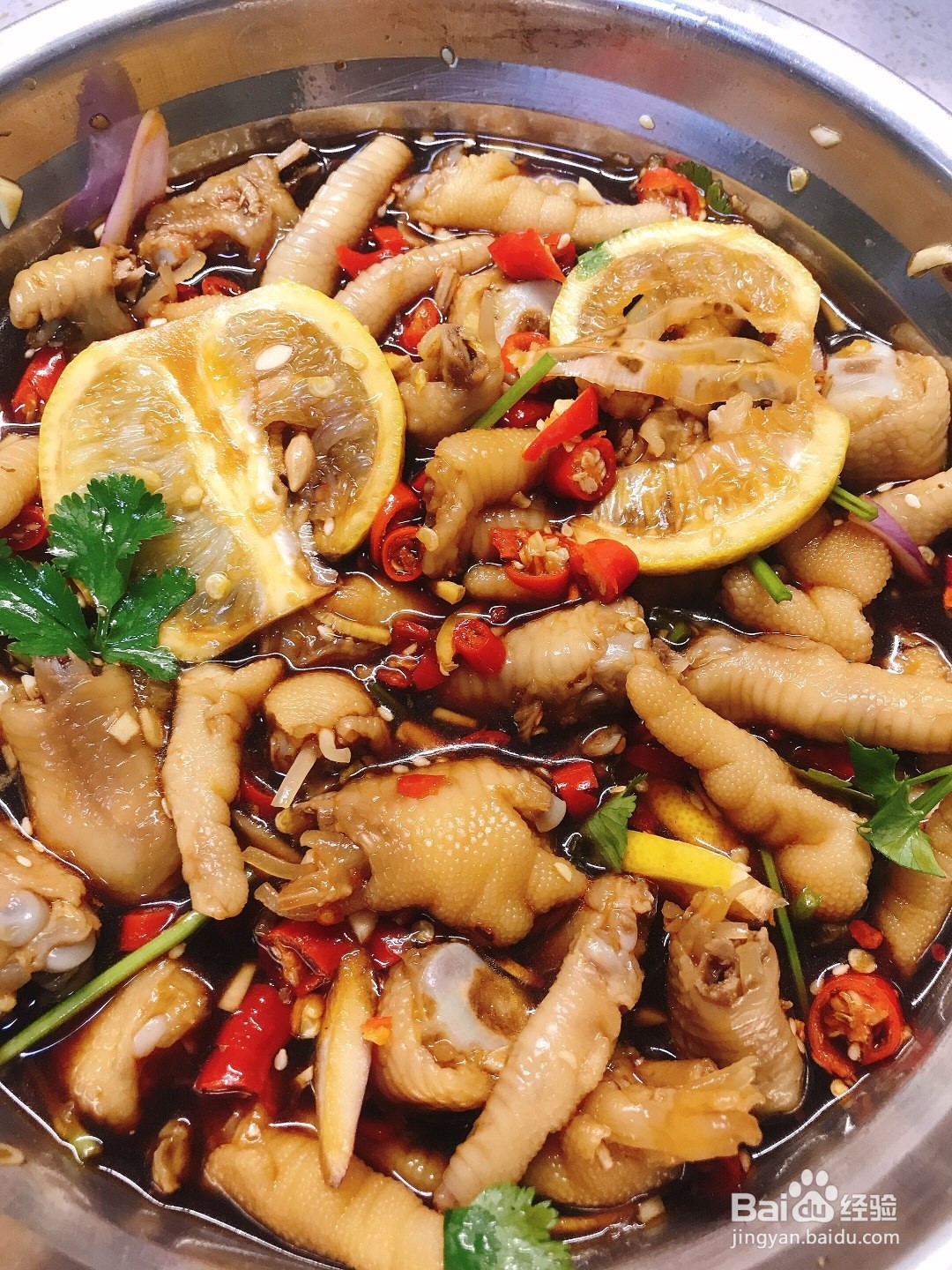 柠檬鸡爪的做法