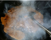 “我的枣泥终于做好了