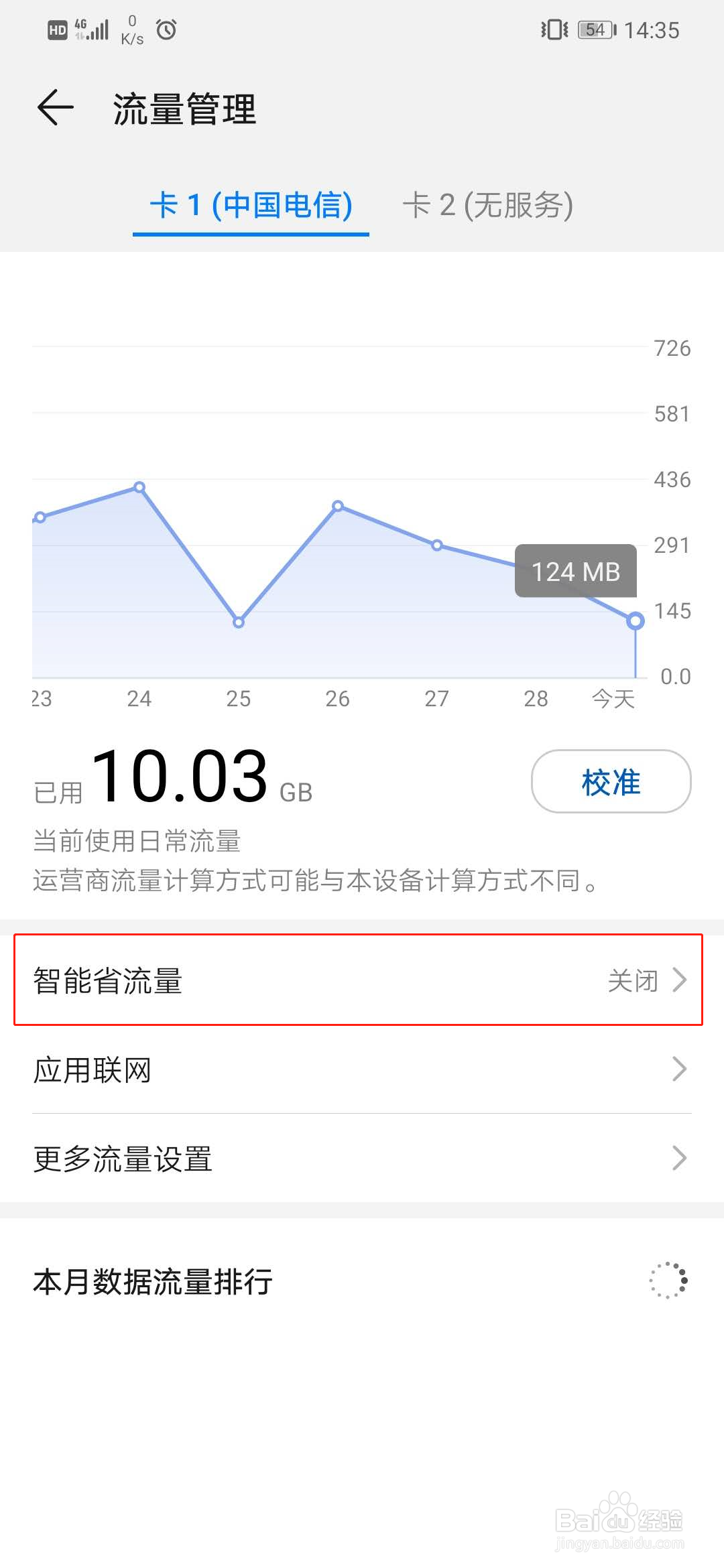 华为手机怎么开启智能省流量