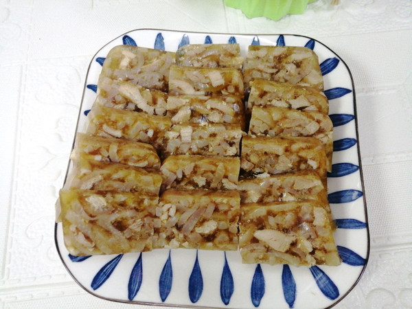 年夜菜猪皮冻美味不胖