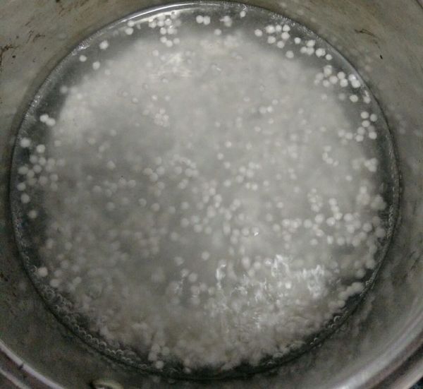 椰汁火龙果西米捞