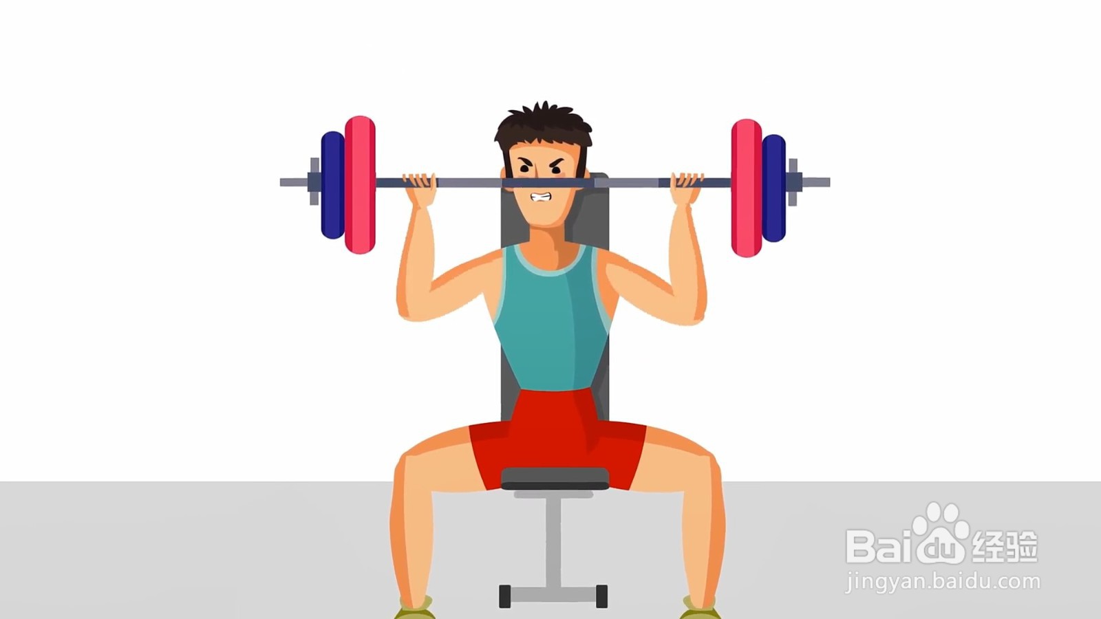 这个动作坐着就可以做，肩推了解一下！