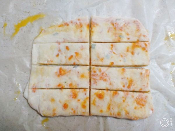 手抓饼版肉松酥饼