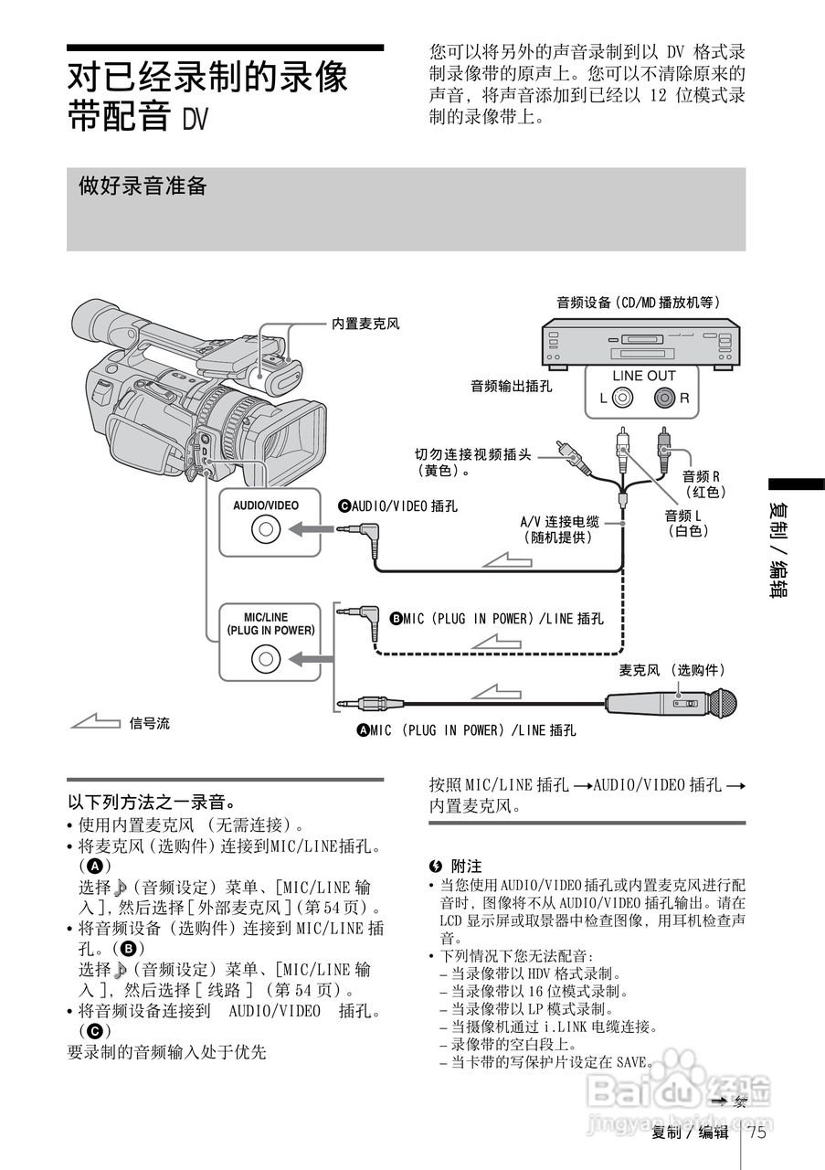 索尼HDR-FX1E数码摄像机使用说明书:[8]