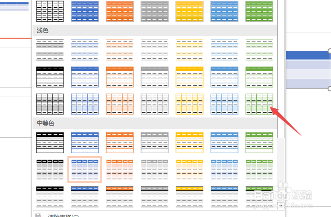 PPT2019如何插入表格并更改表格样式