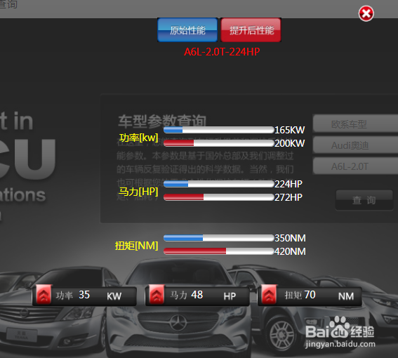 奥迪A6 2.0t刷ECU动力升级