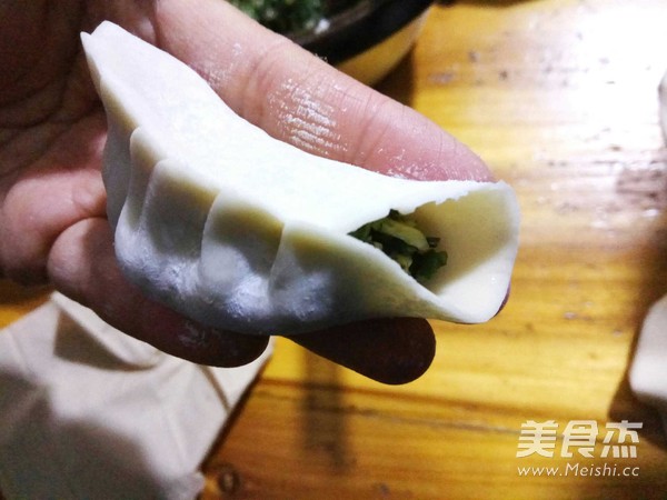 荠菜蘑菇鲜肉水饺