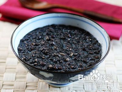 孕妇滋补粥：[1]黑芝麻粥