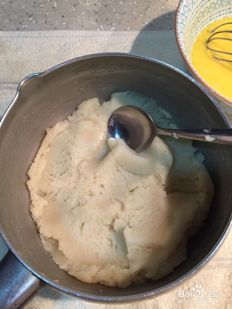 小泡芙(卡士达酱)的做法