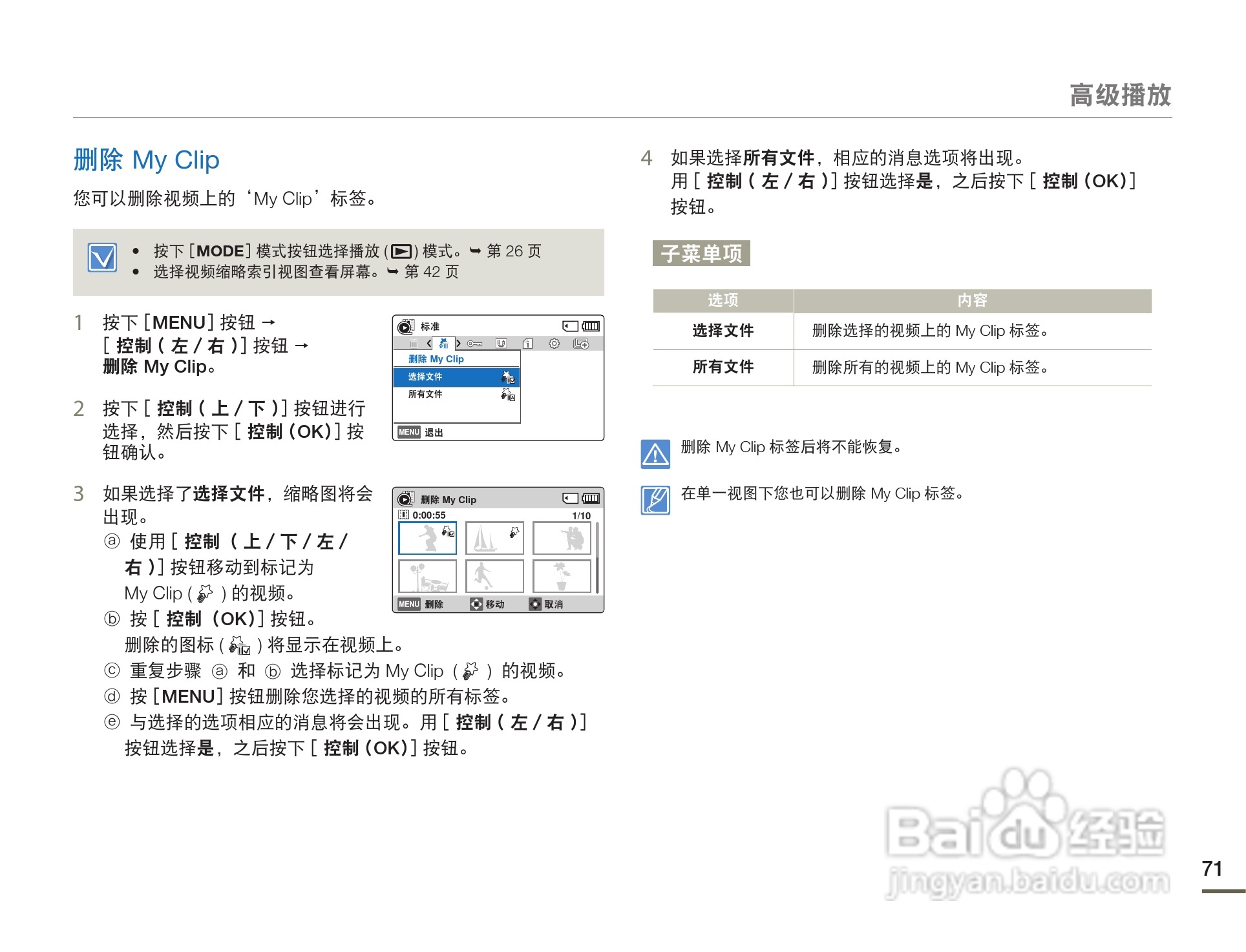 三星hmx-f920數碼相機使用說明書:[8]