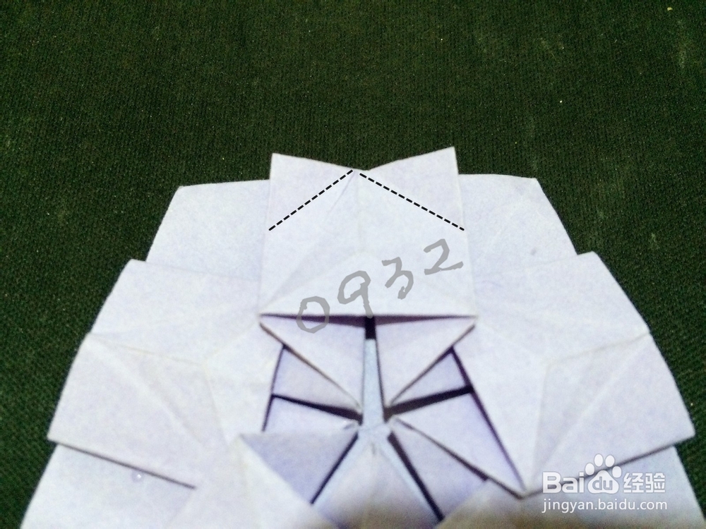 手工折纸制作：[3]五角星樱花