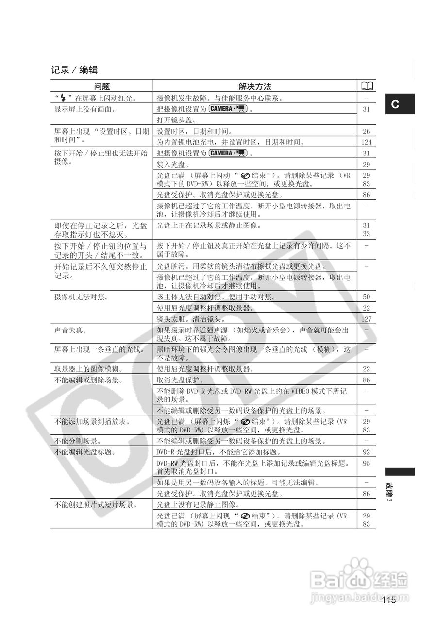 佳能DC20码摄像机使用说明书:[12]