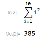 <b>Mathematica 求和公式输入详解</b>