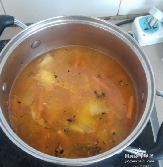 泡菜豆腐鲜蔬锅的做法