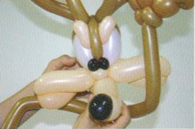 魔法气球造型系列之气球卡通狐狸(下)