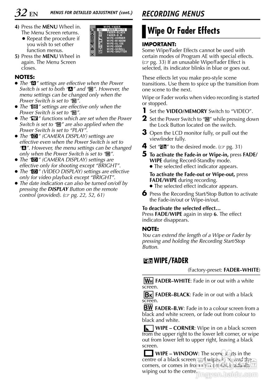 JVC GR-DV4000摄像机说明书:[4]