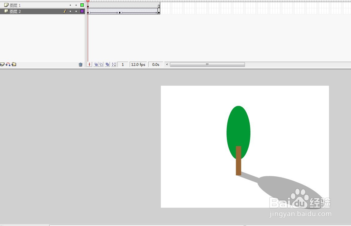 flash制作树荫移动的效果