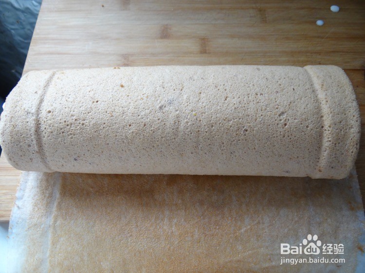 可可蛋糕卷的做法