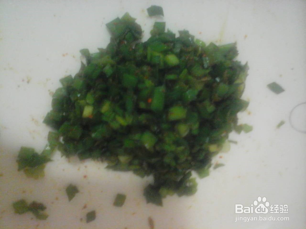 蝴蝶韭菜煎饺--没有擀面杖做煎饺