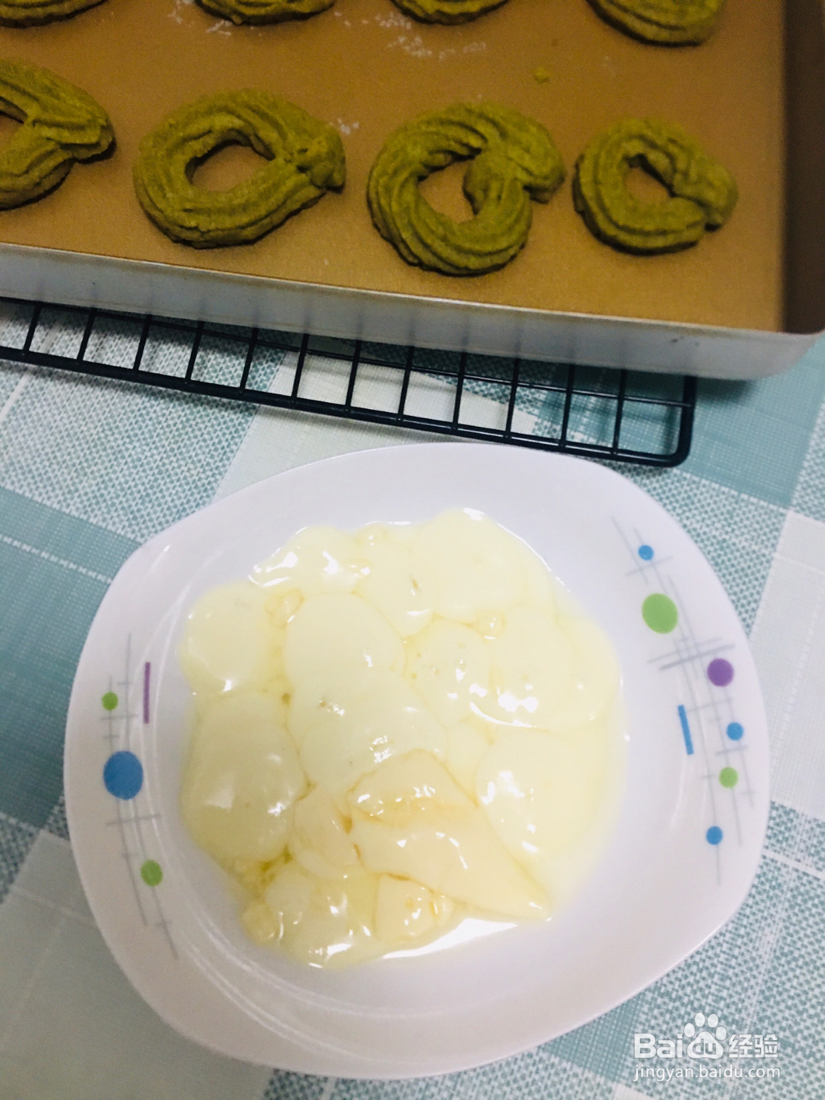 圣诞花环曲奇的做法