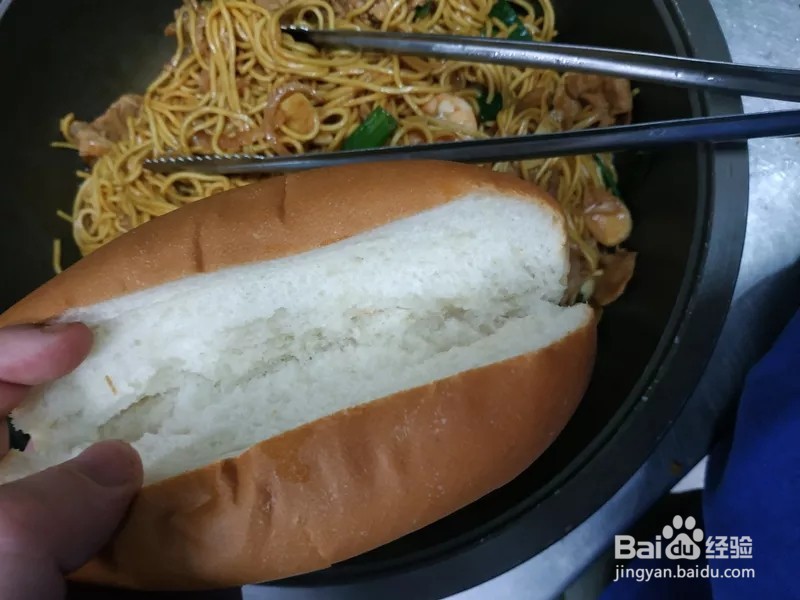 日式炒面面包的做法