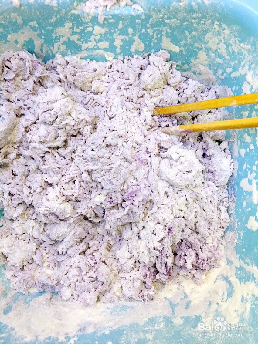 紫甘蓝葱油饼怎么做