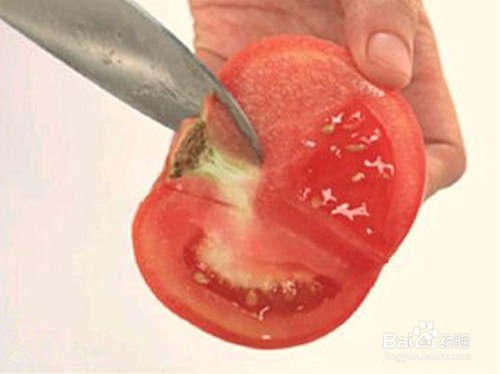 西红柿去除根蒂的正确方法