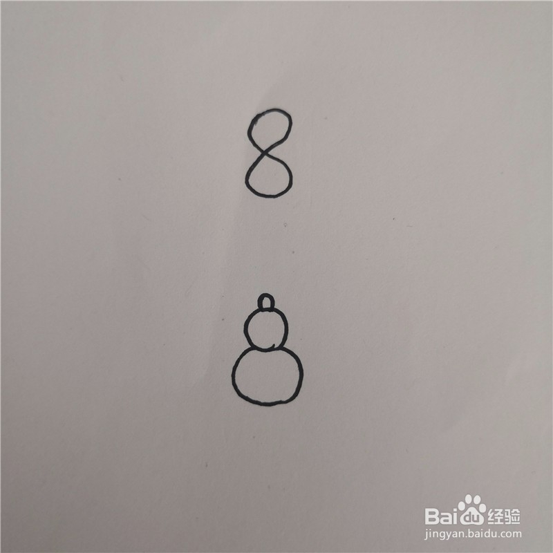 如何画数字象形画