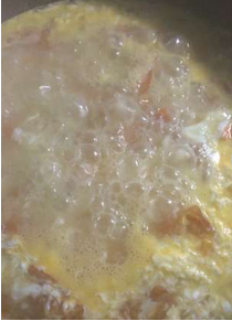 西红柿鸡蛋疙瘩汤的家庭做法