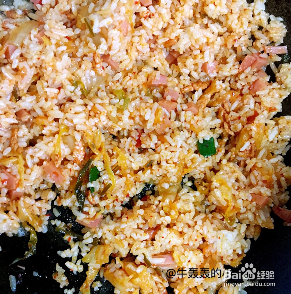百吃不厌的泡菜炒饭