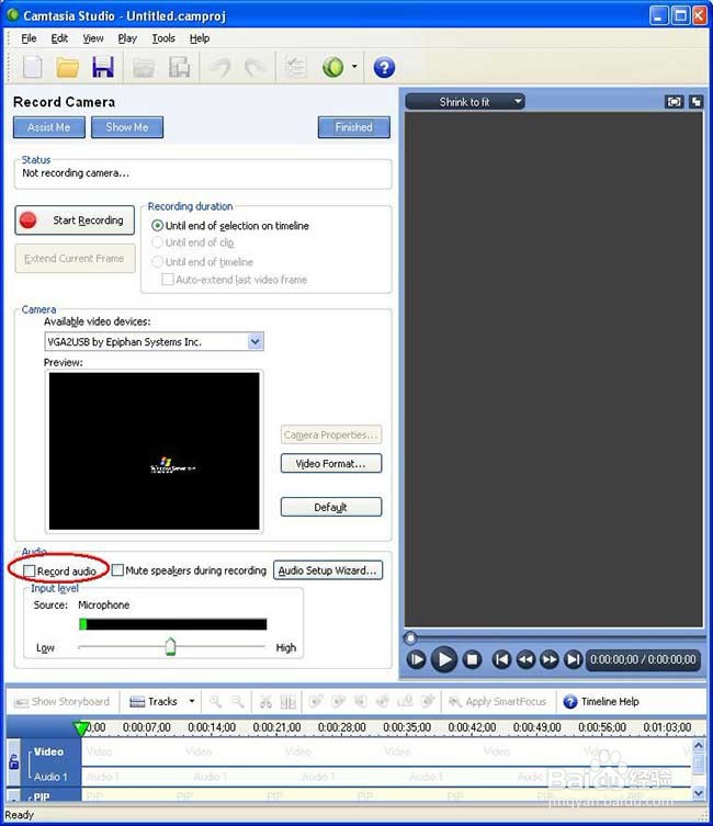 使用视频采集卡捕获视频并添加音频
