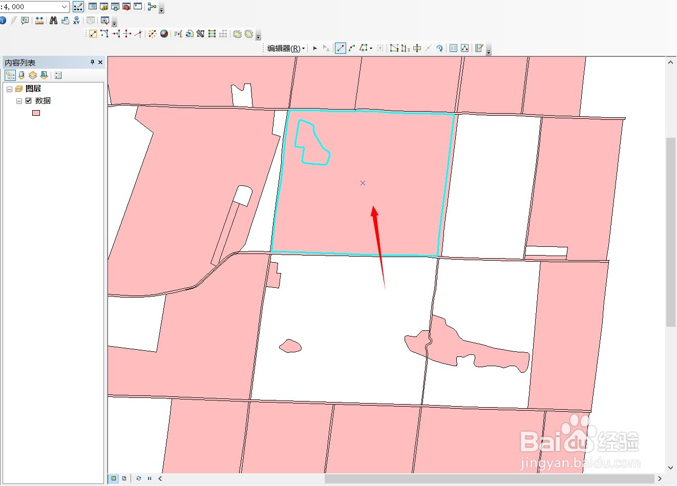 ArcGIS根据周边路网如何自动完成面