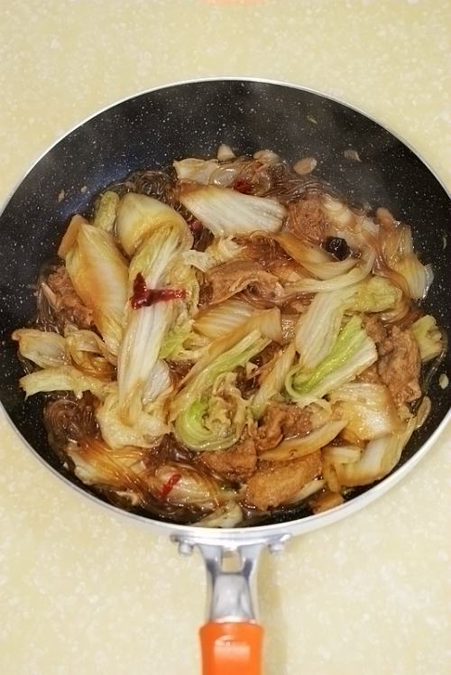 白菜肉渣燉粉條